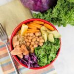 Quick Salmon Quinoa and Kale Power bowl
